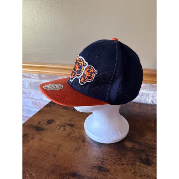 Mitchell & Ness Chicago Bears Navy & Orange Adjustable Snapback Hat - Picture 2 of 16